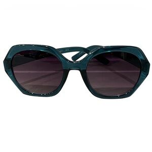 Beeline Protection Teal Square Frame Sunglasses